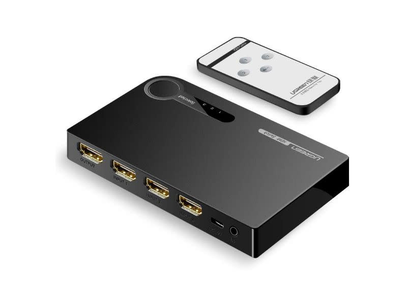 UGreen 3x1 HDMI 3 Port Amplified Switch
