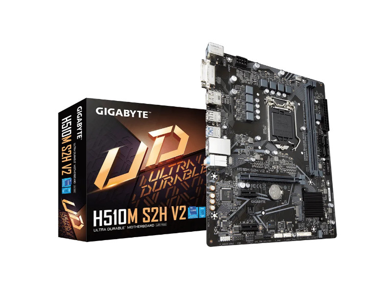 Gigabyte H510 S2H V2 Intel 1200 Socket Micro-ATX Desktop Motherboard
