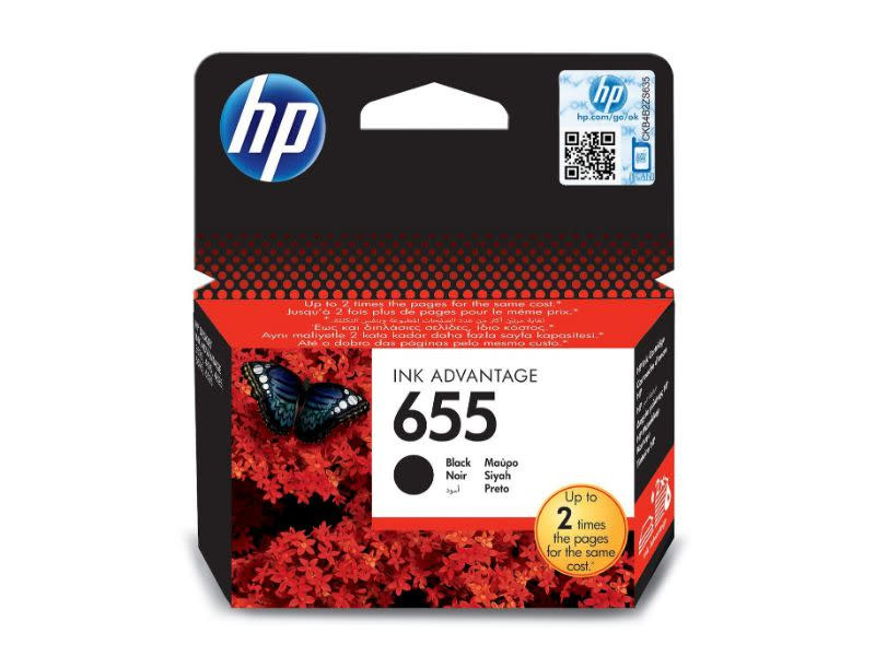 Genuine HP 655 Black Ink Cartridge