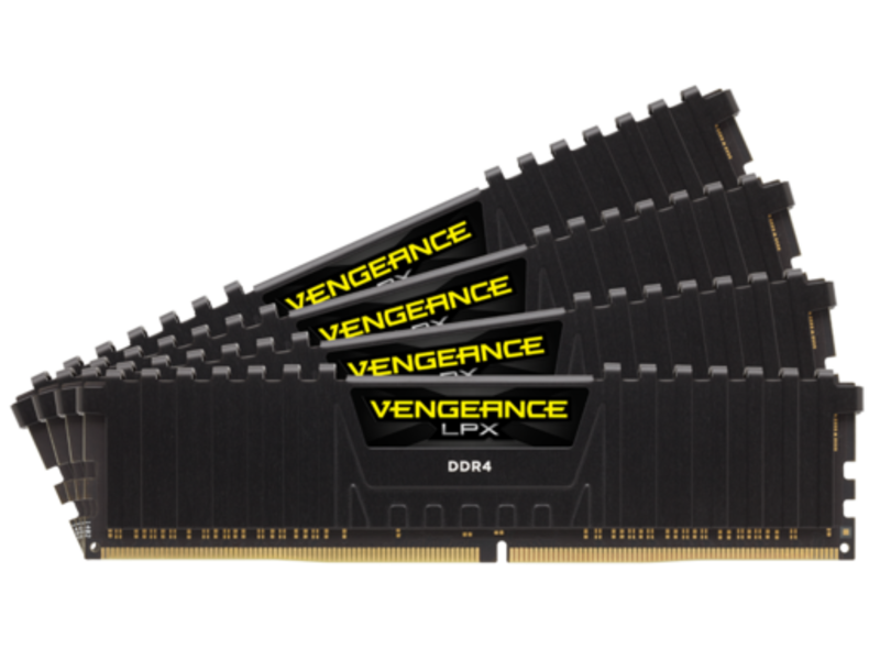 Corsair Vengeance LPX 16GB (4 x 4GB) DDR4-3000MHz CL15 Black Desktop Gaming Memory
