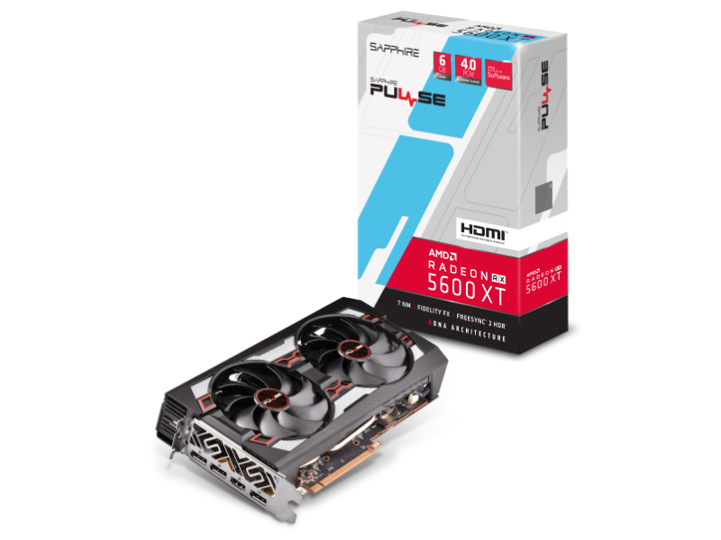 Sapphire Radeon RX 5600 XT Pulse 6GB GDDR6 Graphics Card | AMD
