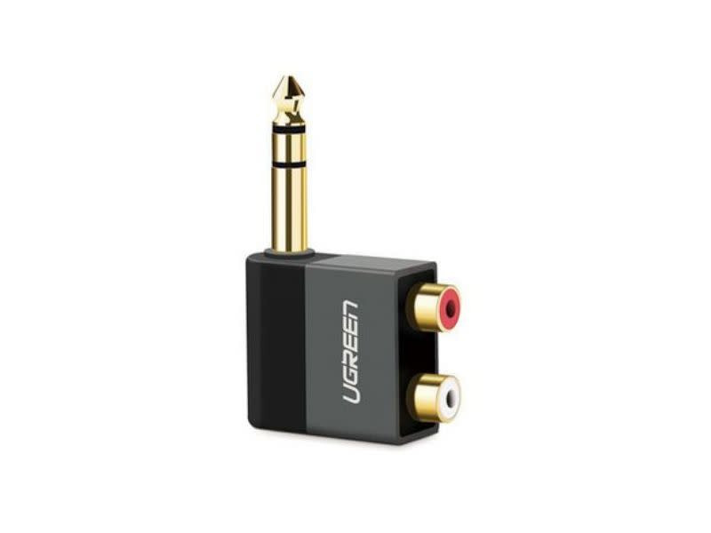 UGreen 6.35/6.5mm Male to 2RCA Female Audio Adapter