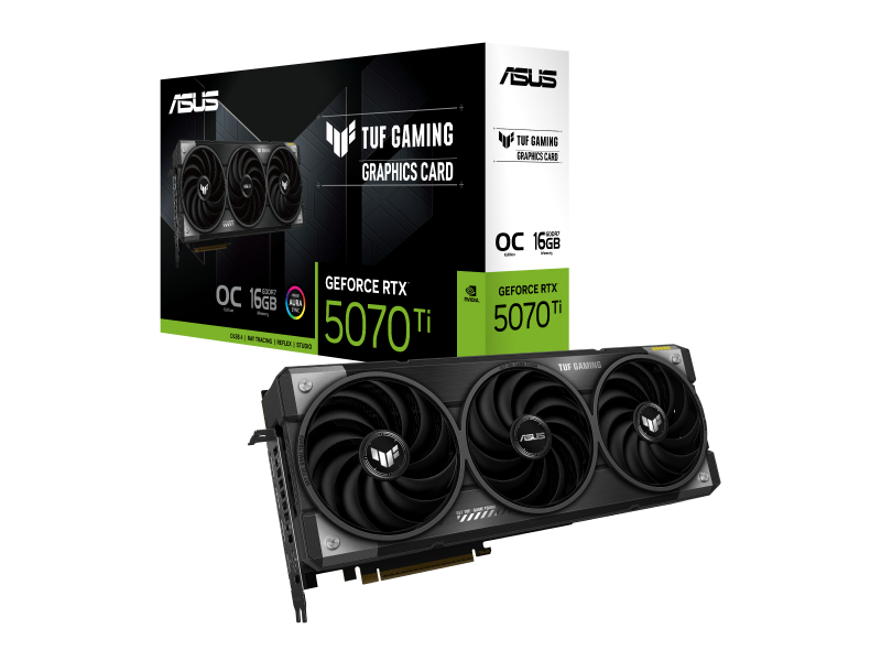 Asus Geforce RTX 5070 Ti TUF Gaming OC 16GB GDDR7 Nvidia Graphics Card