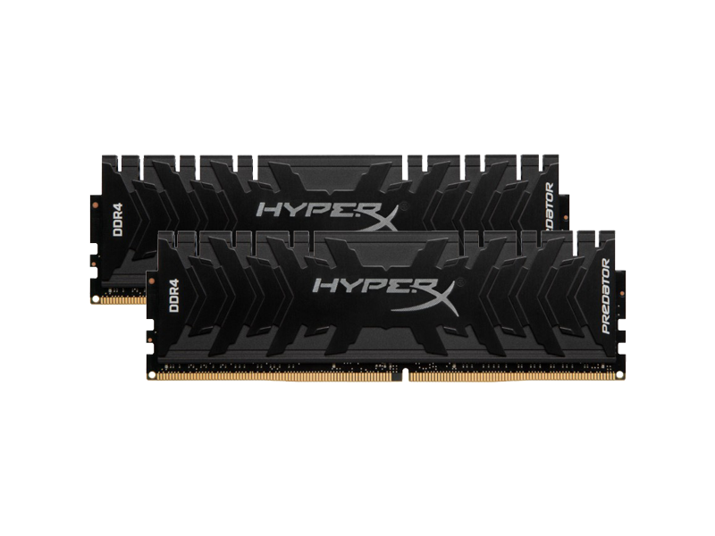 Kingston Hyper-X Predator 16GB (2 x 8GB) DDR4-3200MHz CL16 Black Desktop Gaming Memory