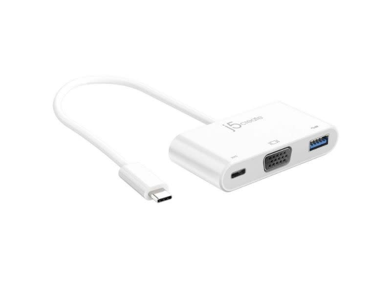 j5create USB Type-C to VGA & USB 3.0 with Power Delivery