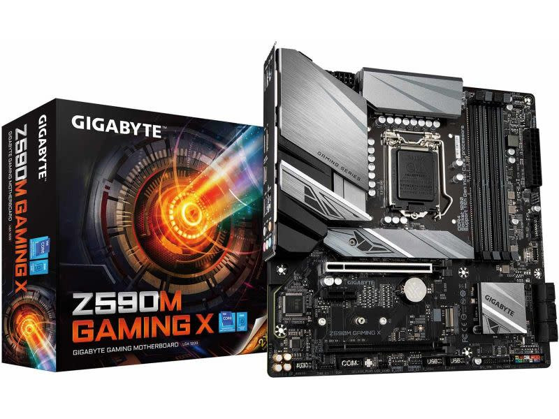 Gigabyte Z590M GAMING X Intel Z590 Rocket Lake LGA1200 Micro-ATX Desktop Motherboard