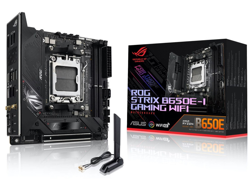 Asus ROG B650E-I Strix Gaming Wi-Fi AMD AM5 Socket Mini-ITX Desktop Motherboard