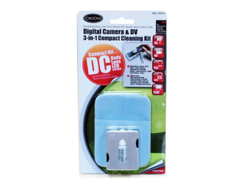 Okion CCK115 Camera & Camcorder 3-in-1 Compact Cleaning Kit