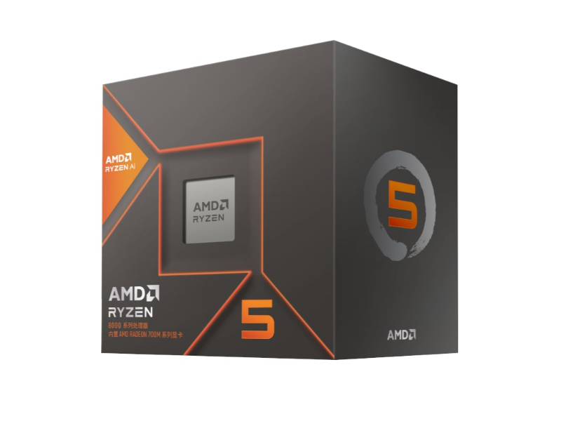 AMD Ryzen 5 8600G 6 Core 12 Thread 4.3GHz Base 5.0GHz Boost AM5 Socket Desktop Processor With Radeon Graphics