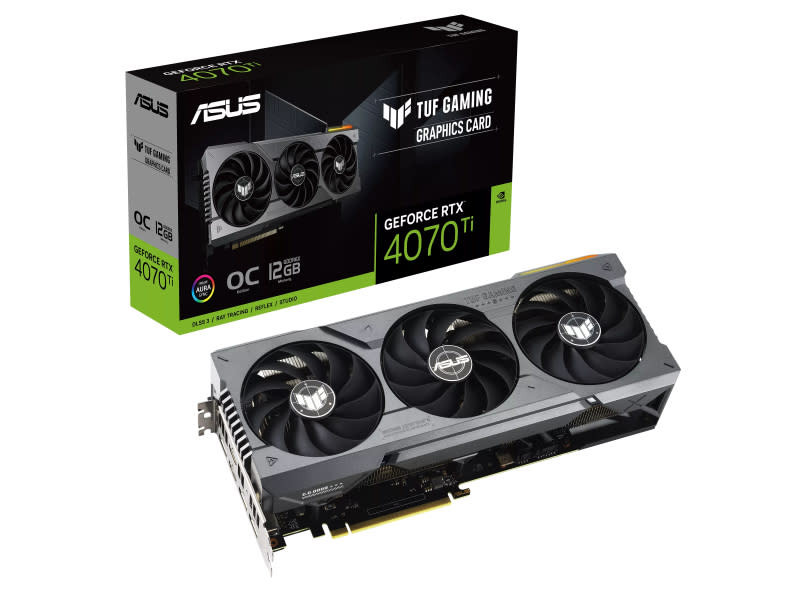 Asus GeForce RTX 4070 Ti Tuf Gaming OC 12GB GDDR6X Nvidia Graphics Card