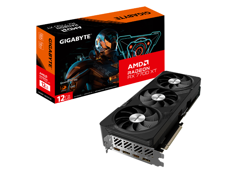 Gigabyte Radeon RX 7700 XT Gaming OC 12GB GDDR6 AMD Graphics Card