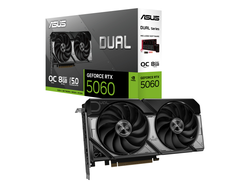 Asus Geforce RTX 5060 Dual OC 8GB GDDR7 Nvidia Graphics Card