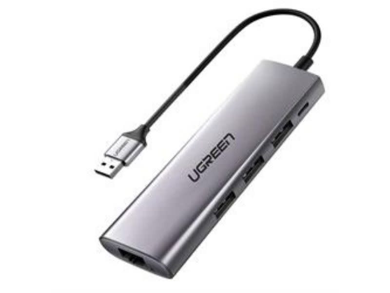 UGREEN USB3.0 M 3XPORT HUB W/GLAN Adapter Grey