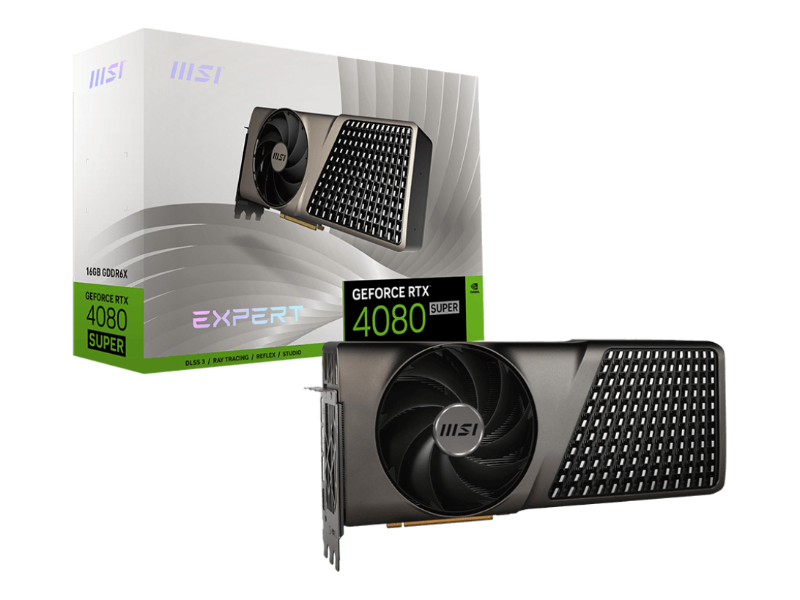 MSI GeForce RTX 4080 Super Expert 16GB GDDR6X Nvidia Graphics Card