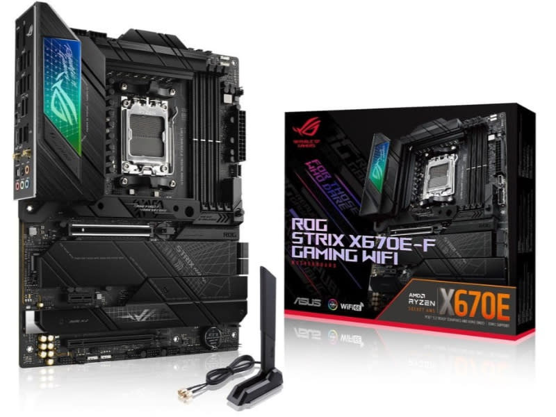 Asus ROG Strix X670E-F Gaming Wi-Fi AMD AM5 Socket ATX Desktop Motherboard