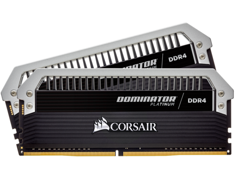 Corsair Dominator Platinum 8GB (2 x 4GB) DDR4-3000MHz CL15 Black & Silver Desktop Gaming Memory