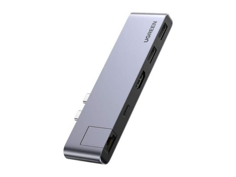 Ugreen USB-C Dual M to USB 3/HDMI/Gigabit LAN Adapter