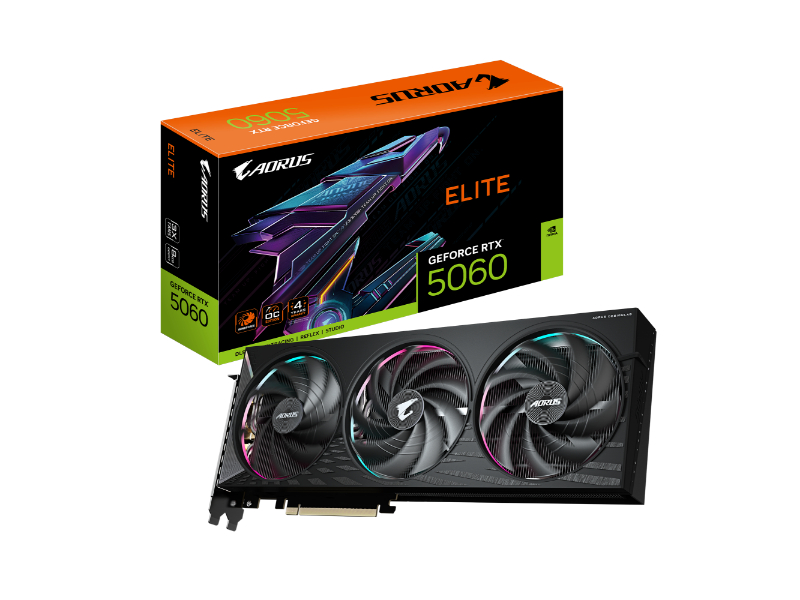 Gigabyte Geforce RTX 5060 Aorus Elite 8GB GDDR7 Nvidia Graphics Card