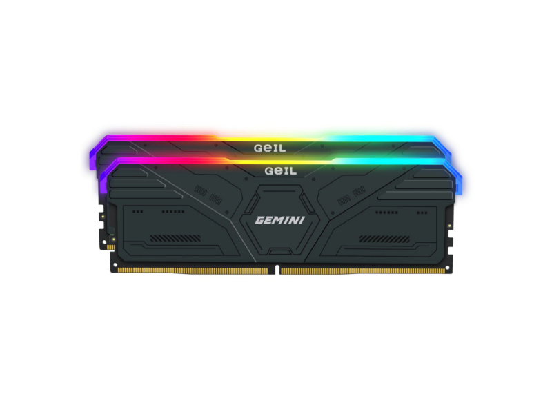 Geil Gemini RGB 32GB (2 x 16GB) DDR5-6000MHz CL38 Grey Gaming Memory