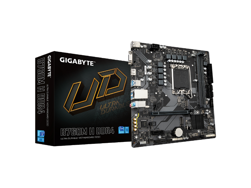 Gigabyte B760M H DDR4 Micro-ATX Intel Motherboard