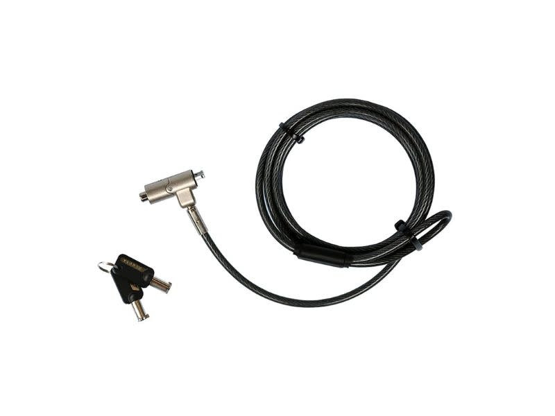 Port Connect Nano Slot Lock Security Cable 1.55m - Black