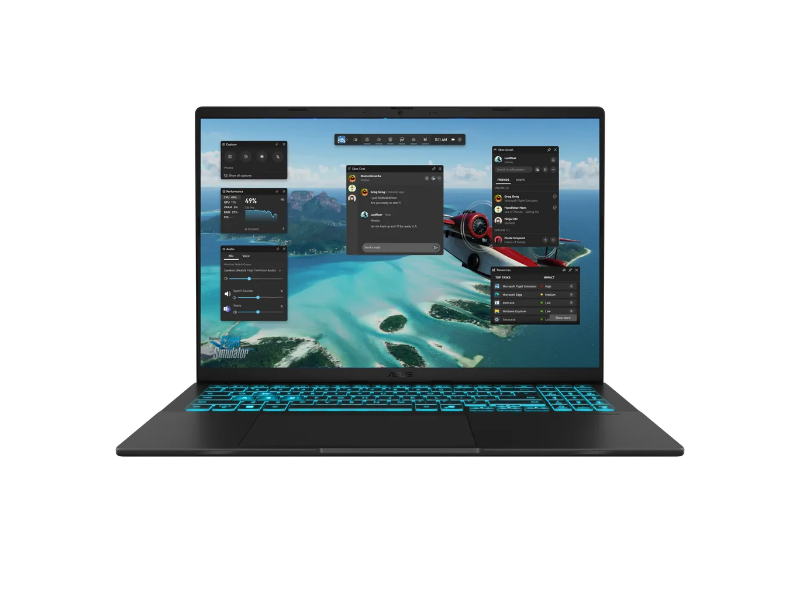 Asus Vivobook V16 - i7-240H, 32GB DDR5, RTX 5060 8GB, 1TB NVMe, 16'' WUGXA (1920 x 1200) 144Hz, Windows 11 Pro Laptop