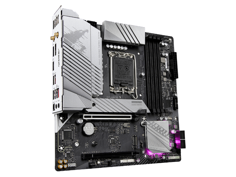 Gigabyte Z760M Aorus Elite AX DDR5 Micro-ATX Intel Motherboard