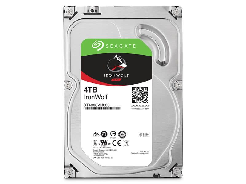 Seagate ST4000VN008 Ironwolf 4TB NAS 3.5'' Hard Drive