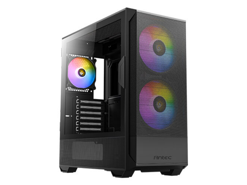 Antec NX416L ARGB Mid-Tower Black Desktop PC Case