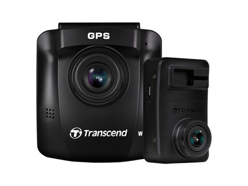 Transcend DrivePro 620 Dual Camera Dash Cam With 2x 64GB Micro-SD Card