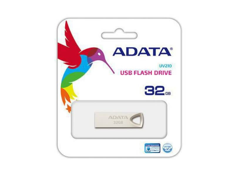 Adata USB 2.0 Metal 32GB Gold Flash Drive