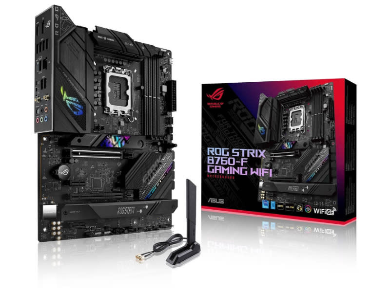 Asus ROG Strix B760-F Gaming Wi-Fi Intel LGA1700 Socket ATX Desktop Motherboard
