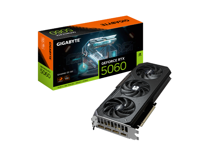 Gigabyte Geforce RTX 5060 Gaming OC 8GB GDDR7 Nvidia Graphics Card