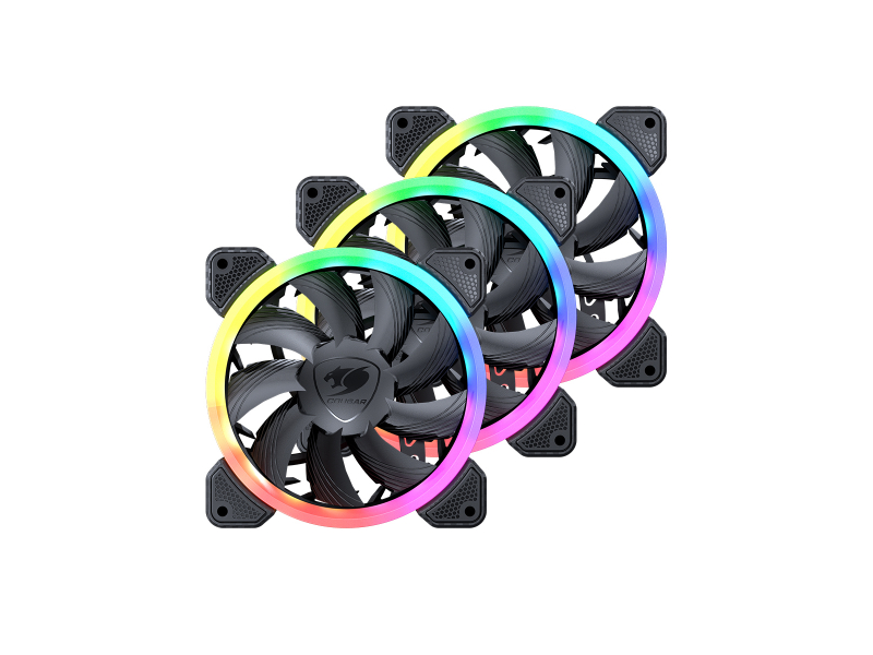 Cougar Vortex RGB VK120 PWM HDB 3Pk Case Fan