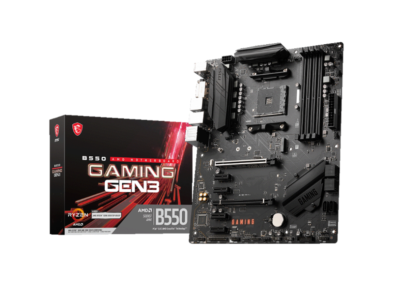 MSI B550 Gaming Gen3 AMD AM4 Socket ATX Desktop Motherboard