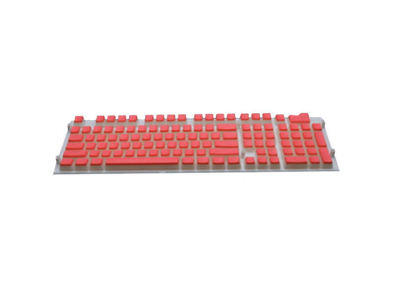 Royal Kludge Orange Red Doubleshot PBT Pudding Keycaps for Mechanical Keyboard