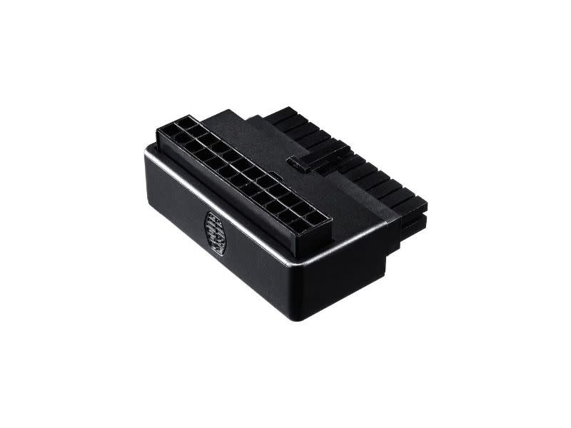 Cooler Master ATX 24 Pin 90° Adapter With Capacitors Universal Motherboard Power Adapter
