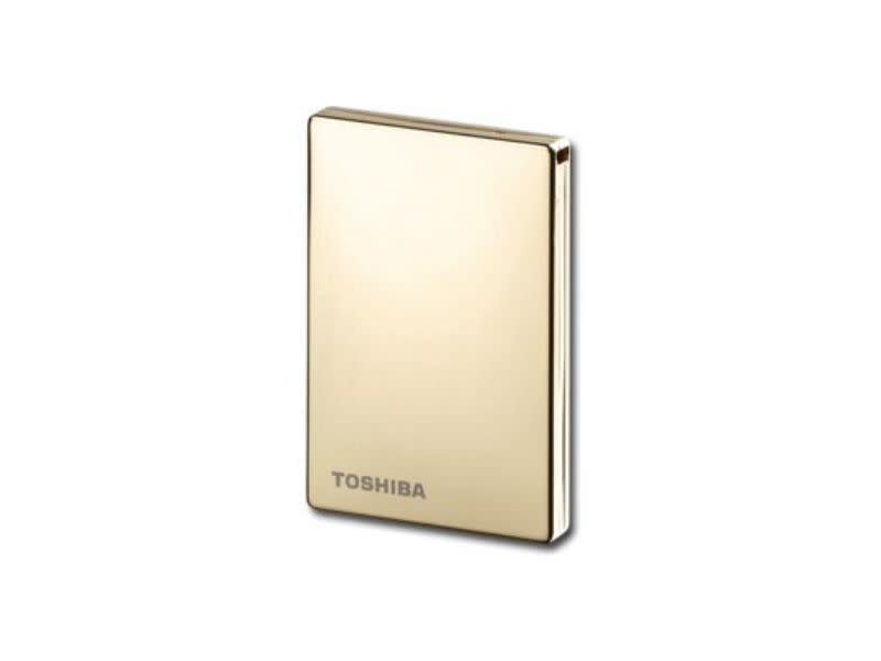 Toshiba 1.8-inch 160GB External Steel Hard Drive Gold