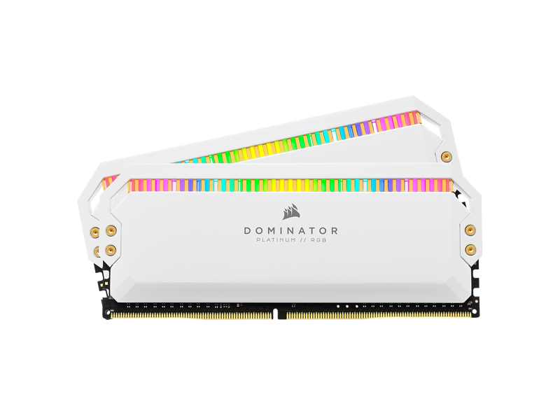 Corsair Dominator Platinum RGB 32GB (2 x 16GB) DDR4-3600MHz CL18 White Gaming Memory