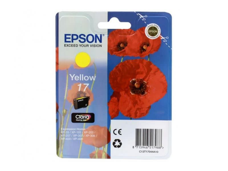 Genuine Epson No.17 Yellow ink Cartridge