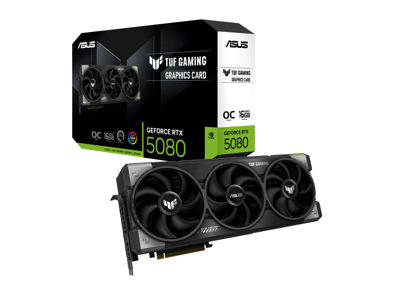 Asus GeForce RTX 5080 TUF Gaming OC 16GB GDDR7 Nvidia Graphics Card