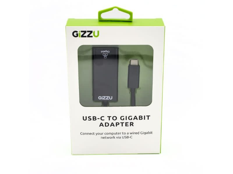 GIZZU USB-C to Gigabit Adapter - Black