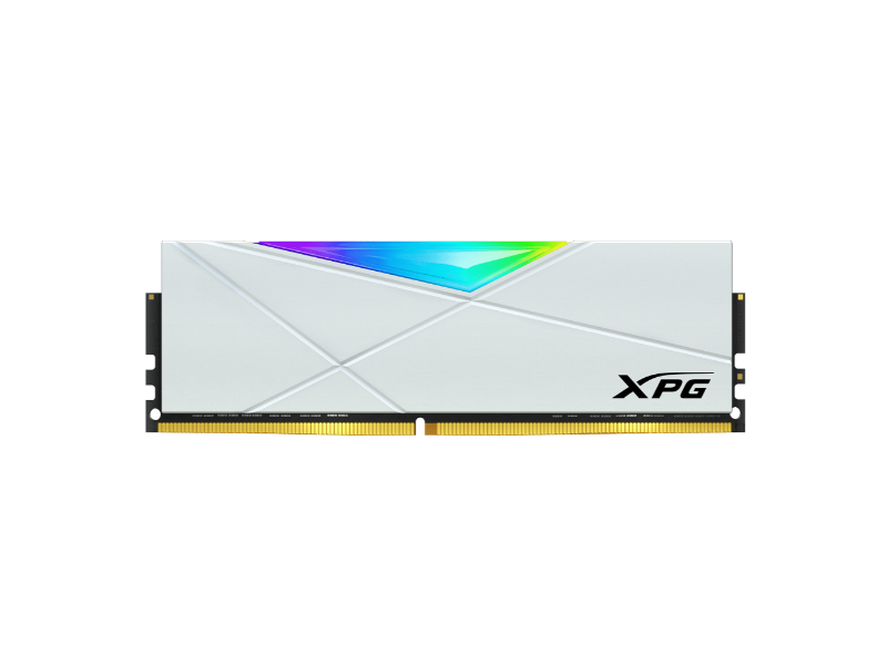 Adata XPG 8GB (1 x 8GB) RGB D50 DDR4-3600MHz CL18 White Desktop Gaming Memory