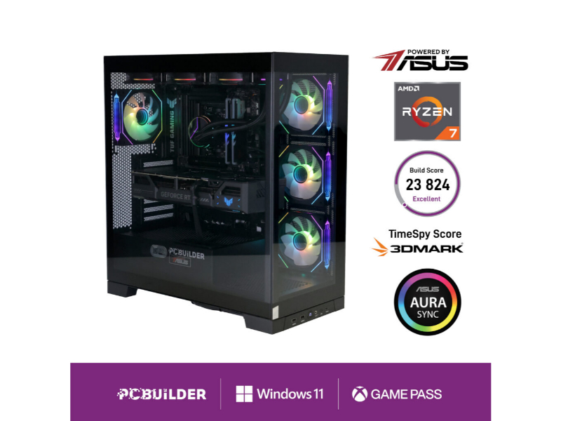 PCBuilder Ryzen 7 7800X3D Archon Windows 11 Gaming PC
