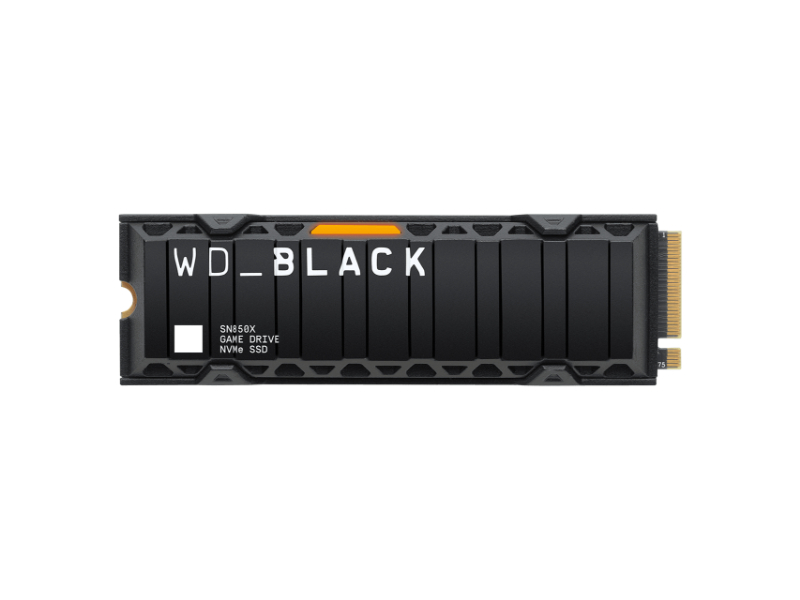 WD Black SN850X 2TB NVME PCIe 4.0 M.2 Solid State Drive with Heatsink