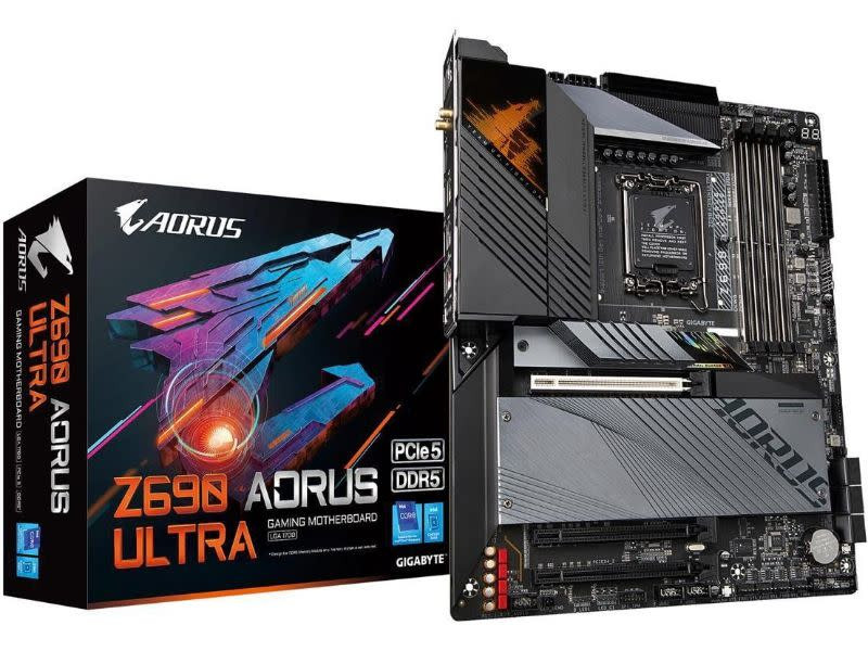 Gigabyte Z690 AORUS ULTRA Intel Z690 Alder Lake Socket LGA1700 ATX DDR5 Desktop Motherboard