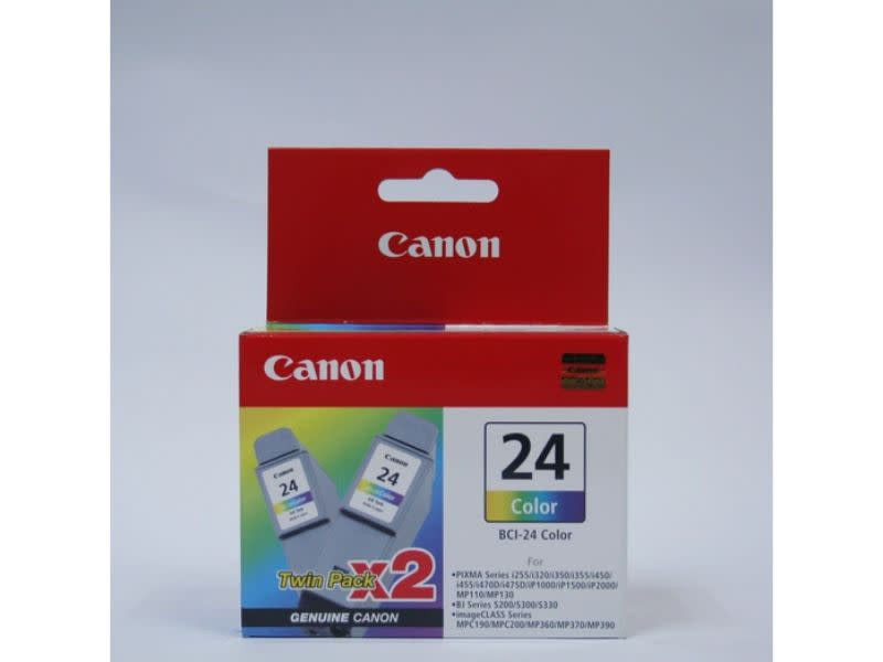 Canon Original BCI-24 Twin Pack Colour Ink Cartridge