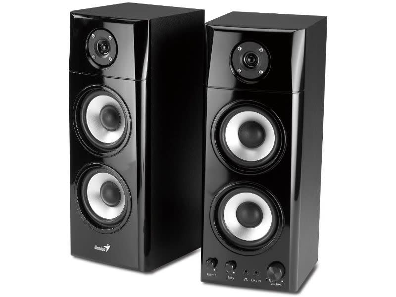Genius SP-HF1800A Wooden 2.0 Floor Standing PC Speakers  50 W RMS