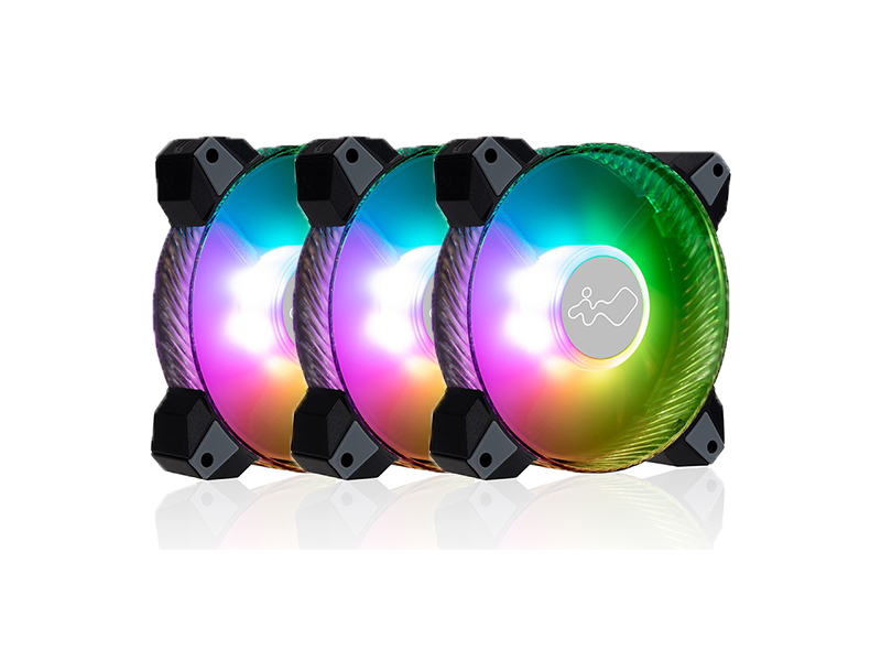 InWin ASN120 Saturn 3-pack ARGB 120mm PC Case Fans