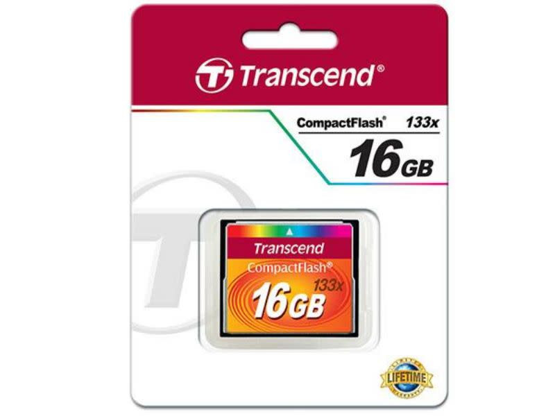 Transcend 16GB CompactFlash Memory Card 133x Speed